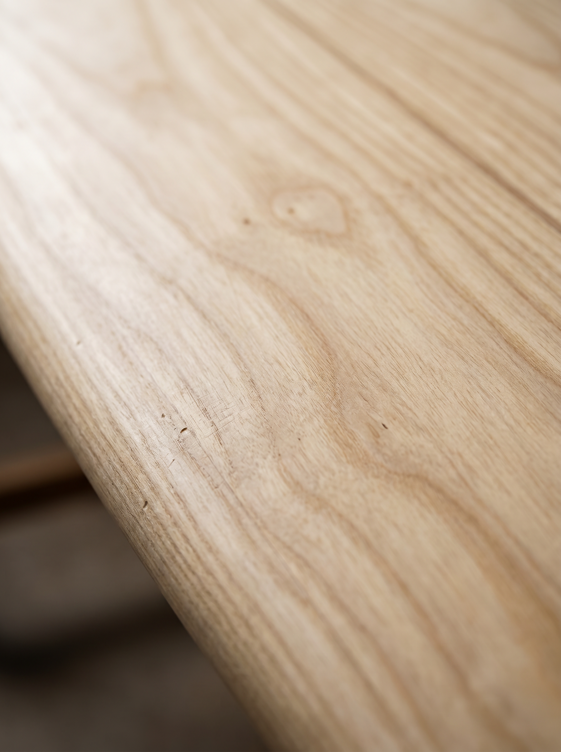 Gros plan de la texture en bois d'une planche de surf