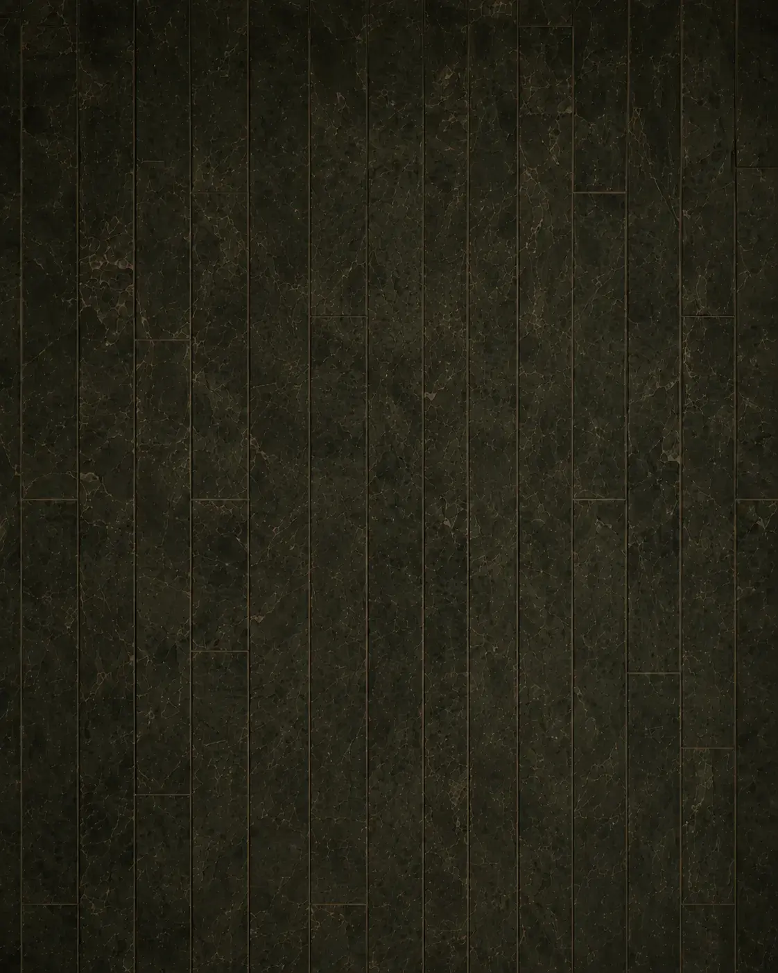 Gros plan de texture de carrelage noir mat avec micro-reliefs et reflets subtils